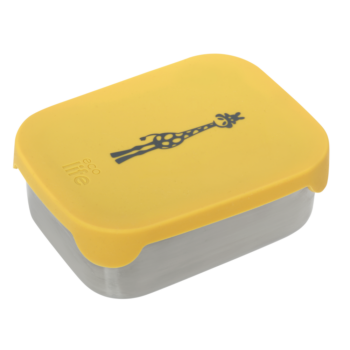 Ανοξείδωτο Φαγητοδοχείο με Χώρισμα 800ml | Ecolife Giraffe