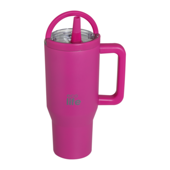 Θερμός Tumbler με Διπλό Χερούλι 900ml Neon Magenta | Ecolife