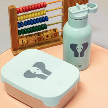 Σετ Παιδικό Παγούρι Θερμός 350ml & Φαγητοδοχείο 800ml Elephant (Bundle -10%) | Ecolife