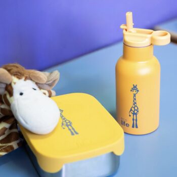 Σετ Παιδικό Παγούρι Θερμός 350ml & Φαγητοδοχείο 800ml Giraffe (Bundle -10%) | Ecolife