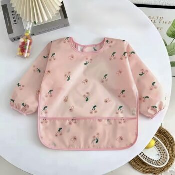 Ολόσωμη Αδιάβροχη Ποδιά με Μανίκια – Κερασάκια