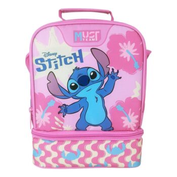 Ισοθερμική Τσάντα Φαγητού Disney Stitch Ροζ | Must Team