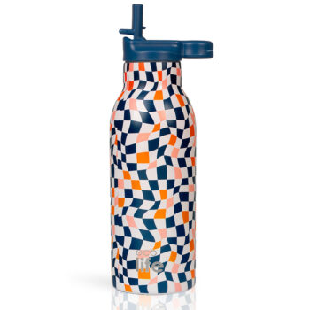 Θερμός 550ml με Καλαμάκι Color Squares | Ecolife